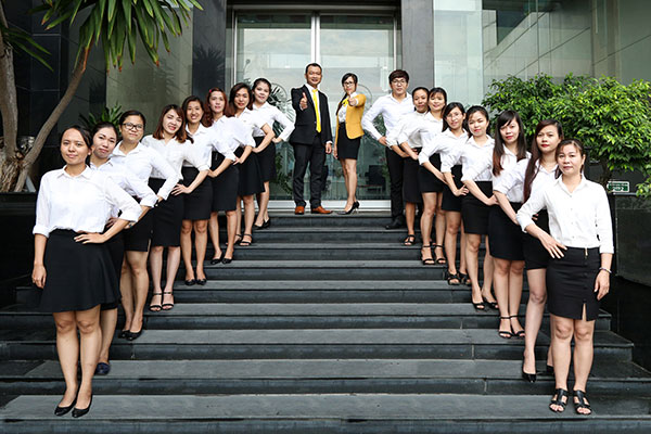 Phòng kinh doanh công ty TNHH Đầu tư Quốc tế Hoàn Mỹ